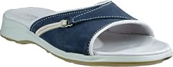 Sebago Womens Abaco Blue Nubuck Sandal