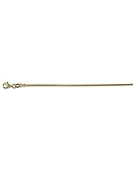 18K Yellow Gold Snake 1.6mm Necklace 30 Inch