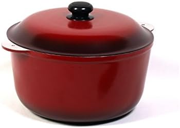 Silumin 4-liter Cauldron with Lid, Enamel Line, Strong Aluminum Alloy Dutch Oven