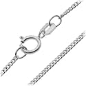 Schmuck-Pur Panzer-Kette, diamantiert, 42 cm, 925/- Silber