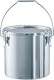 日東 ステンレスタンク テーパー付吊下げ密閉タンク(フタ付) 15L TPCTB27