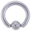 10 Gauge STEEL BCR Captive Ring 3/8" 5mm
