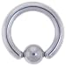 10 Gauge STEEL BCR Captive Ring 3/8" 5mm