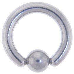 10 Gauge STEEL BCR Captive Ring 3 8 Inches 5mm