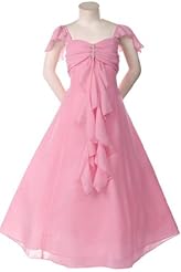 Girls Chiffon Evening Dress/Flower-Girl Dress/Party Dress 