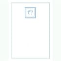 Boy Baby Feet Printable Invitations/Announcements (10 count)