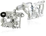 Drum Kit Cufflinks with Presentation Box