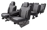 Coverking CSC1A9TT7418 Charcoal/Black Leatherette Custom Seat Cover