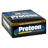 Proteon Bars, Double Peanut Butter Deluxe, 12 - 3.6 oz (102 g) bars