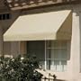 Window Classic Awning. Beige - Size: 4'