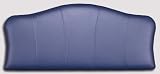 5ft KING Headboard Crown NAVY FAUX LEATHER