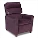 Search : Dozy Dotes Waterfall Glamorous Grape Dark Purple Micro Suede Kids' Recliner