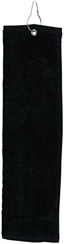 Bags for LessTM Tri-Fold Golf Towel Black