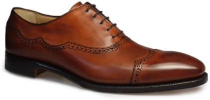 Cheaney Cardiff Dark Leaf Brown Leather Shoes-UK 8