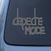 DEPECHE MODE - Vinyl Car Decal Sticker #A1593 | Vinyl Color: Silver Image