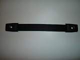 Penn-Elcom H1014K Extra Wide Strap Handle Black End Caps