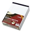 Ampad Gold Fibre Perforate Pads, White Paper, Legal Rule, 50-Sheets Per Pad, Size 8 1/2 x 11 3/4 Inches, 12 Pack (20-070)