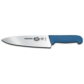 Victorinox Cutlery 8-Inch Chef's Knife, Blue Fibrox Handle