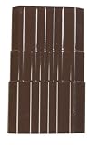 Genova #AB203 2x3 Brown Vinyl Coupler