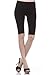 Women's Solid Knee Length Stretch Leggings by BLVD
