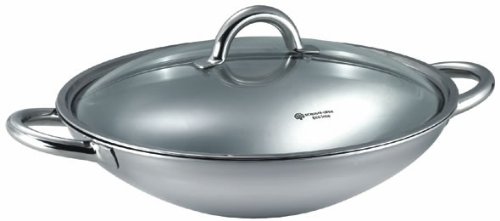 Wok Cool aus Edelstahl inkl. Zubehör-Set von 
