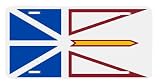 Newfoundland Labrador Canada Flag Auto License Plate