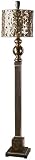 Alita Woven Metal Strip Shade Floor Lamp