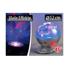 Lunartec Laser-Kugel-Lampe mit Polarlicht-Effekten
