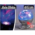 Lunartec Laser-Kugel-Lampe mit Polarlicht-Effekten