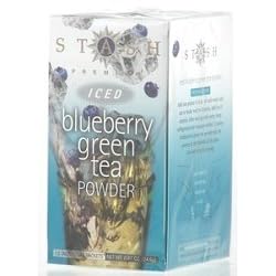 Stash Tea Company - Blueberry Green Tea 12ct - Powdered Green Iced Teas