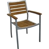 Garden Patio Outdoor Aluminium Teak Chair pre treated pack 4 Stylish And Durable Furniture For Your Garden