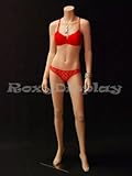 (MD-A3BF) Headless Female Mannequin Flesh Tone Fiber Glass