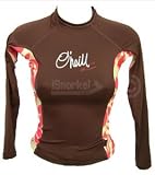 O'Neill Bali print juniors long sleeve rashguard: Lycra shirt with 50+ UV protection