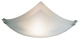 Eurofase F-1FOR3-35 Forte 1-Light Flush, Brushed Nickel/White