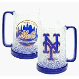 New York Mets MLB Crystal Freezer Mug