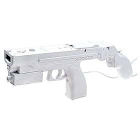 5 IN 1 Laser Gun For Nintendo Wii Remote & Nunchuk