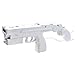 5 IN 1 Laser Gun For Nintendo Wii Remote & Nunchuk