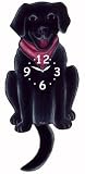 buy cheap price Dog Breed Pendulum Clocks - Black Labrador