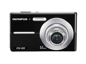 Childrens Toyshop  Electronics : Olympus FE-20 Digital Camera - Black (8MP, 3x Optical Zoom) 2.5" LCD