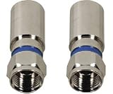 F RG6-Quad Permaseal-II Blue for Coax