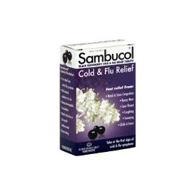 Sambucol Black Elderberry Cold & Flu Relief, 30 Quick Dissolve Tablets