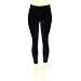 Winter Velour Velvety Velvet Thick Warm Ski Snow Leggings Stretch Tights Navy Small