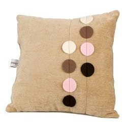Buy Glenna Jean Just Buggy Pillow - Tan with Circles by Glenna Jean now!