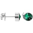 6mm Bezel May Birthstone Stud Earrings