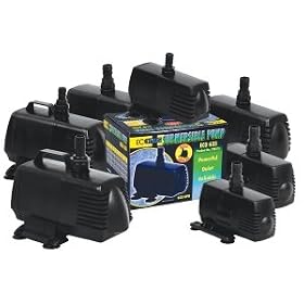 EcoPlus Submersible Pump - 633 gph - 7.8 ft. max - 35W - 12 - 34 in. ID by SUNLIGHT SUPPLY