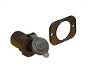 Marinco 12VRC SeaLink Deluxe Marine 12-Volt Receptacle (Black)