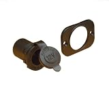 Marinco 12VRC SeaLink Deluxe Marine 12-Volt Receptacle (Black)