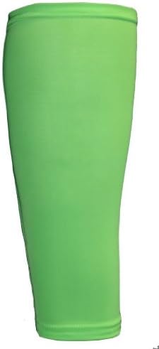 Men's Printed Runners Leg Sleeves - Neon Green | XX-Small