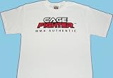 CAGE FIGHTER BRANDED WHITE MMA T-SHIRT SIZE X-LARGE