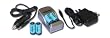 4 RCR123A 3.0V 900mAh Rechargeable Li-Ion Protected Batteries with a Smart Charger
